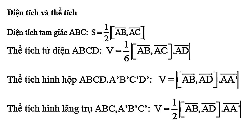 Phương Trình Tọa độ Trong Không Gian Lý Thuyết Và Các Dạng Bài Tập