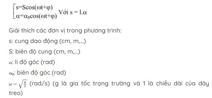 Lý Thuyết Con Lắc đơn Và Bài Tập Vận Dụng