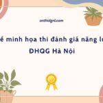 onthidgnl.com Đề minh họa thi đánh giá năng lực ĐHQG Hà Nội