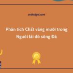 Phân tích Chất vàng mười trong Người lái đò sông Đà