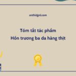 Tóm tắt tác phẩm hồn trương ba da hàng thịt – Văn 12