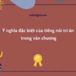 Ý nghĩa đặc biệt của tiếng nói tri ân trong văn chương