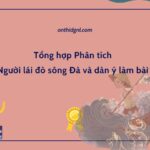 Tổng hợp Phân tích Người lái đò sông Đà và dàn ý làm bài