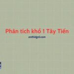 Phân tích khổ 1 Tây Tiến