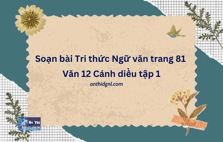 Soạn bài Tri thức Ngữ văn trang 81 Văn 12 Cánh diều tập 1