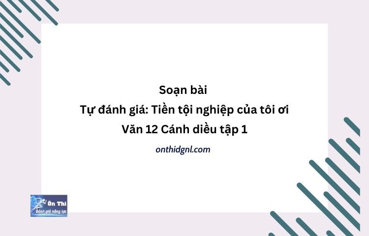 Soạn bài Tự đánh giá Tiền tội nghiệp của tôi ơi Văn 12 Cánh diều tập 1