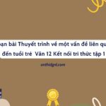 Soạn bài Thuyết trình về một vấn đề liên quan đến tuổi trẻ Văn 12 Kết nối tri thức tập 1