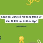 Soạn bài Củng cố mở rộng trang 59 Văn 12 Kết nối tri thức tập 1