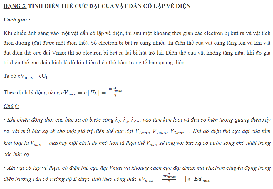 hướng dẫn giải các dạng bài tập lượng tử ánh sáng