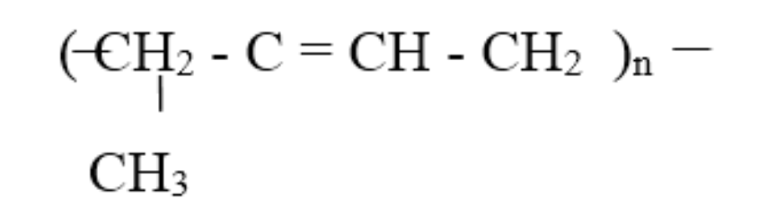 Cấu tạo phân tử cao su isopren