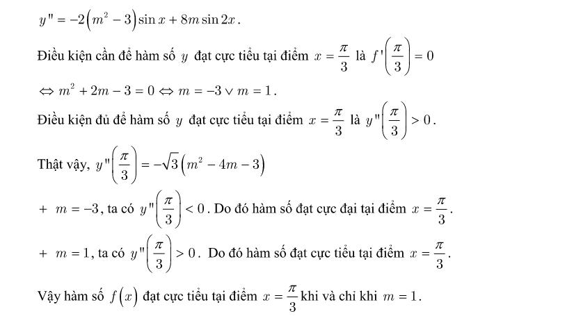 kiến thức về cực trị hàm số