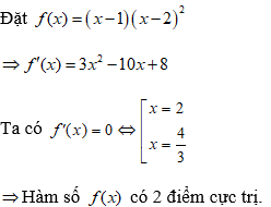 tìm cực trị hàm trị tuyệt đối