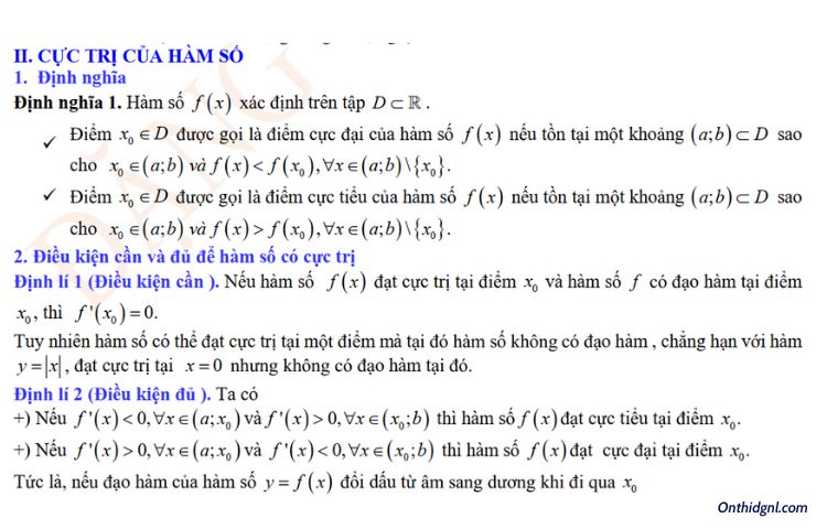 Ứng Dụng đạo Hàm Và Khảo Sát Hàm Số Vào Bài Toán Thực Tế