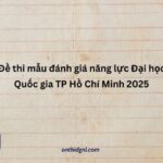 Đề Thi Mẫu đánh Giá Năng Lực Đại Học Quốc Gia Tp Hồ Chí Minh 2025