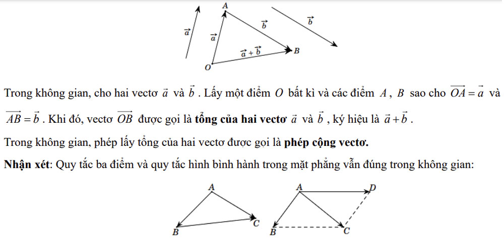 Lý Thuyết Và Dạng Bài Vectơ Và Hệ Trục Toạ độ Trong Không Gian Toán 12 Có Giải