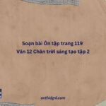 Soạn Bài Ôn Tập Trang 119 Văn 12 Chân Trời Sáng Tạo Tập 2