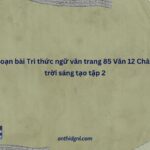 Soạn Bài Tri Thức Ngữ Văn Trang 85 Văn 12 Chân Trời Sáng Tạo Tập 2