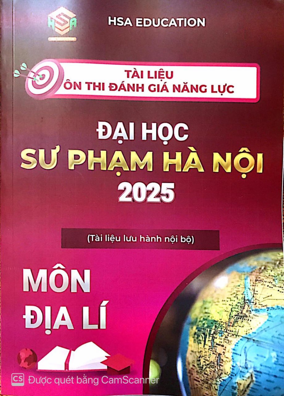 TÀi LiỆu Đgnl ĐẠi HỌc SƯ PhẠm HÀ NỘi 2025 MÔn Địa Lý