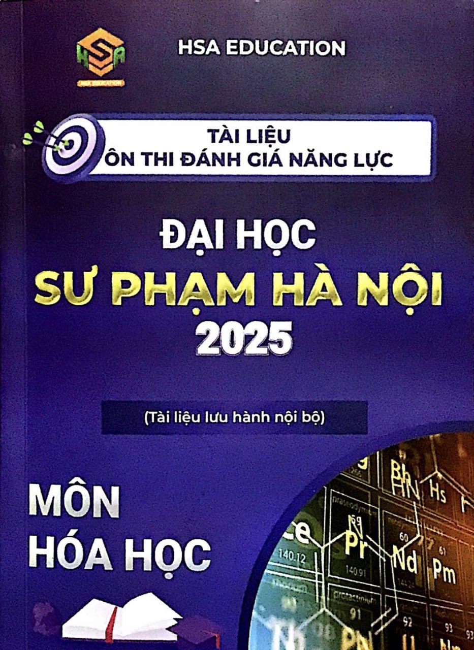 TÀi LiỆu Đgnl ĐẠi HỌc SƯ PhẠm HÀ NỘi 2025 MÔn Hóa