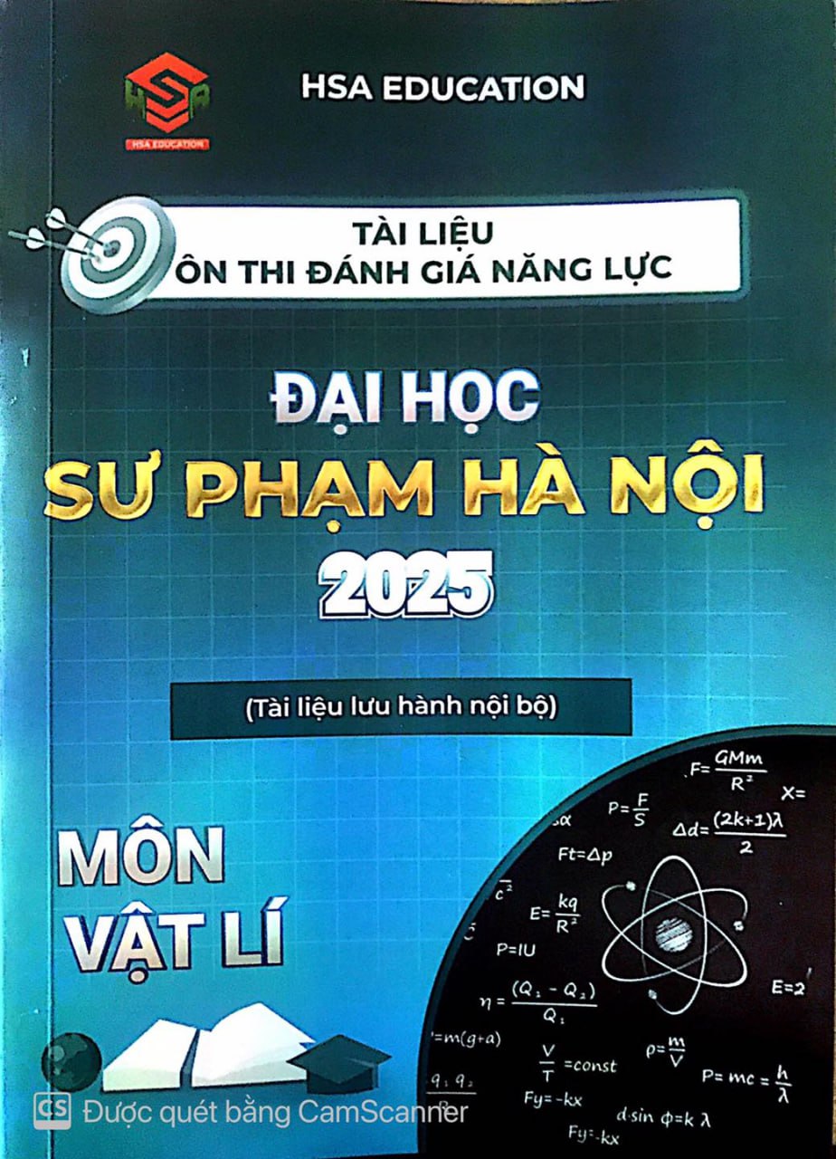 TÀi LiỆu Đgnl ĐẠi HỌc SƯ PhẠm HÀ NỘi 2025 MÔn Vật Lý