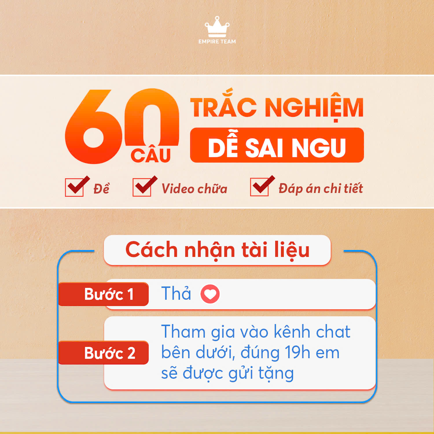 Toán - 60 câu trắc nghiệm dễ sai ngu - Empire Team 1 Toán 60 Câu Trắc Nghiệm Dễ Sai Ngu Empire Team