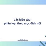Các Kiểu Câu Phân Loại Theo Mục đích Nói