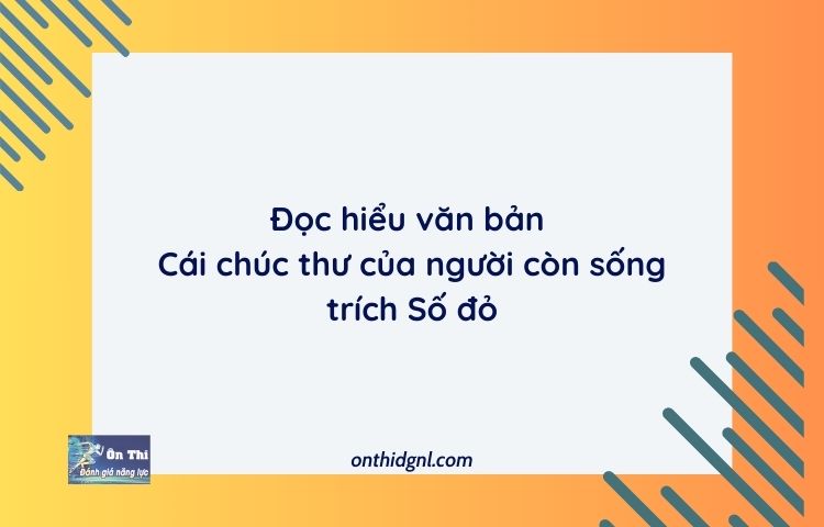 Đọc Hiểu Văn Bản Cái Chúc Thư Của Người Còn Sống