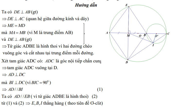 Cách Chứng Minh 3 điểm Thẳng Hàng Kèm Tài Liệu Pdf Giải Chi Tiết