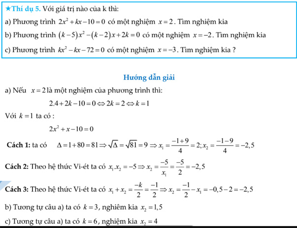 Các Công Thức Vi Et Và Dạng Bài ôn Thi Vào Lớp 10